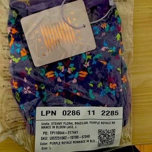 New Savage X Fenty Floral Panties